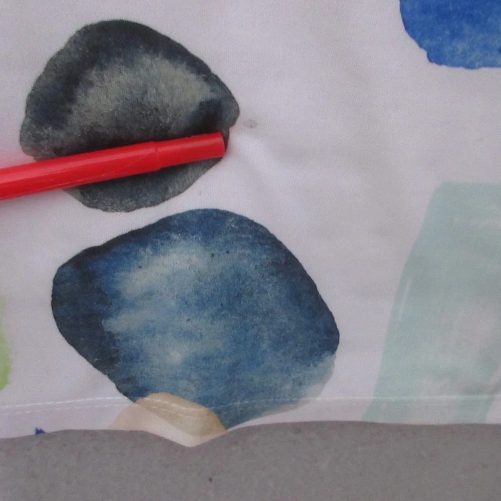 Jess & Jane Top Tunic Medium Colorful Geometric Distressed Art to Wear Lagenlook - Picture 11 of 12